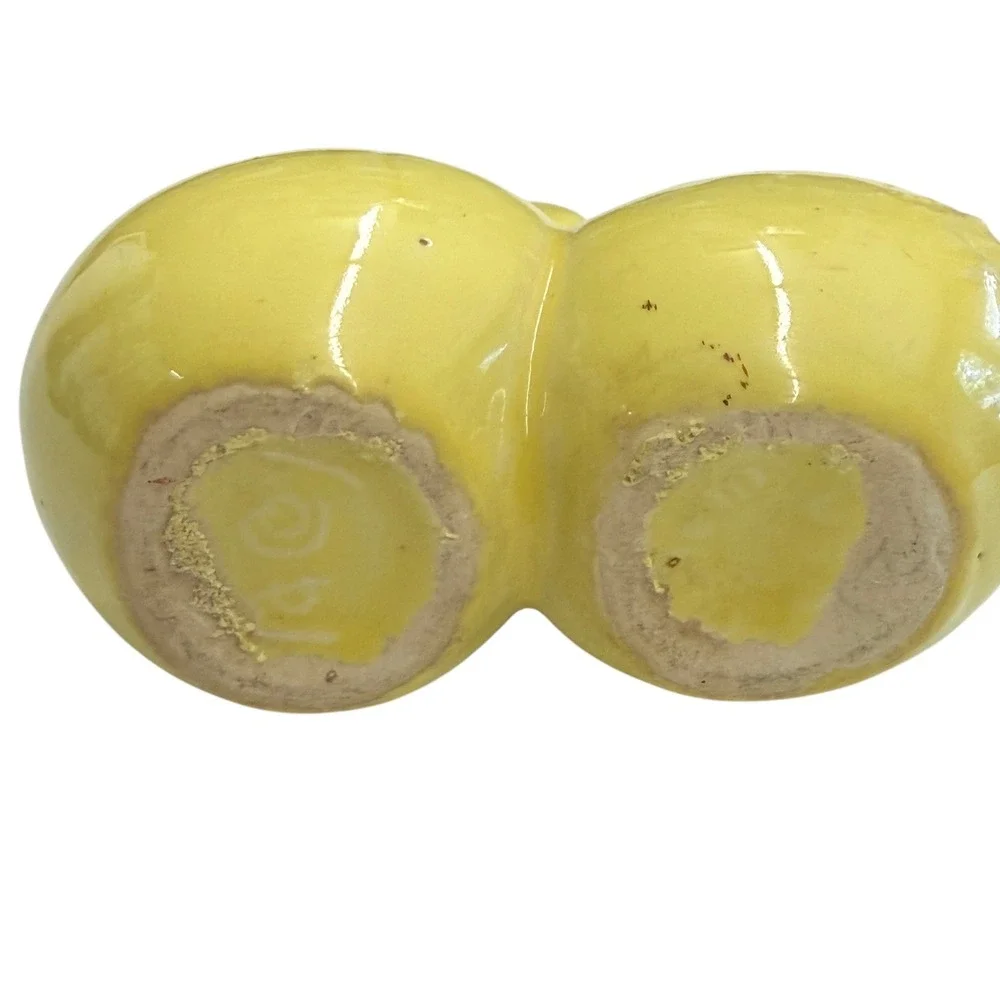 Mc Coy Duckling Egg Planter Unisex OS‎ Yellow Good Vintage Ceramic Kitsch MCM